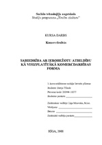 Referāts 'SIA kā visizplatītākā komercdarbības forma', 1.