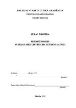 Referāts 'Latvija un Baltijas jūra', 1.