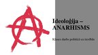 Prezentācija 'Anarhisms', 1.