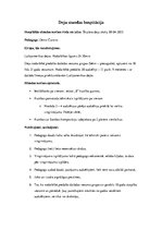 Prakses atskaite 'Deju stundu hospitācija', 14.