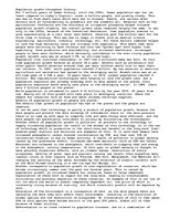 Eseja 'Human Population History, Effects and Theories', 1.