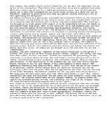 Eseja 'A Person Is only as Good as His Background', 1.