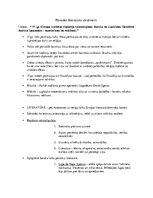 Konspekts 'Pasaules literatūras eksāmena biļetes laika posmam no baroka līdz sentimentālism', 1.