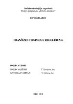 Diplomdarbs 'Franšīzes tiesiskais regulējums', 1.