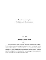 Konspekts 'Pacientu ar demenci aprūpe', 1.