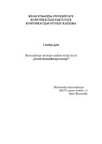Eseja 'Komunikācijas situācijas analīze', 1.