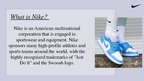 Prezentācija 'Business Activities of Nike', 3.