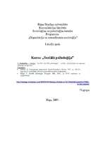 Konspekts 'Sociālo attiecību psiholoģija: sociālie aizspriedumi un agresija, altruisms un e', 7.