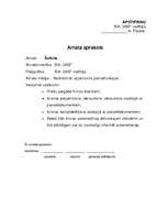 Paraugs 'Amatu apraksti', 3.