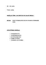 Prakses atskaite 'Prakses nedēļa "Kas mostas no saldā miega"', 1.