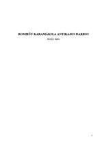 Referāts 'Romiešu karamāksla', 1.