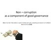 Prezentācija 'Non-corruption as a Component of Good Governance', 1.
