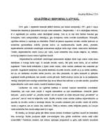Eseja 'Izglītības reforma', 1.