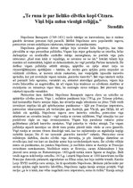 Eseja '"Te runa ir par lielāko cilvēku kopš Cēzara. Viņš bija mūsu vienīgā reliģija." S', 1.