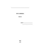 Referāts 'Senā Grieķija', 1.