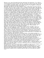 Eseja 'This Is a Discursive Essay on Abortion', 1.