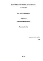 Eseja 'Apjoma teorija', 1.