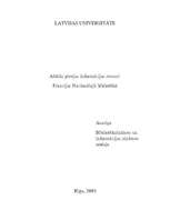 Referāts 'Francijas Nacionālā bibliotēka', 1.