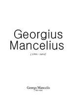 Konspekts 'Georgs Mancelis', 1.