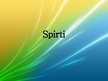 Prezentācija 'Spirti', 1.
