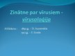 Prakses atskaite 'Vīrusu ietekme cilvēka organismā', 37.