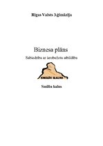 Biznesa plāns 'Sabiedrība ar ierobežotu atbildību "Smilšu kalns"', 1.