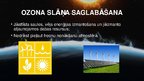Prezentācija 'Ozona slānis, ozona slāņa noārdīšanās', 9.