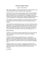 Konspekts 'Bruce Lee's Speed Training', 1.