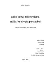Referāts 'Gaisa zīmju raksturojuma atbilstība cilvēka personībai', 1.