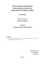 Konspekts 'Sociālās izmaiņas. Sociālās kustības', 1.
