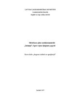 Konspekts 'Mēslošanas plāns modeļsaimniecībā "Zelmeņi"', 1.