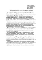 Eseja 'Ierobežotie resursi un manas neierobežotās vajadzības', 1.