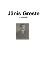 Konspekts 'Jānis Greste', 1.
