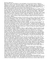 Eseja 'The first americans.', 1.