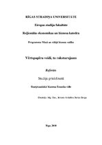 Referāts 'Vērtspapīru veidi, to raksturojums', 1.