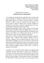 Konspekts 'Etnopolitika. Multietniska valsts un multikulturālisms', 1.