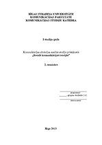 Konspekts 'Komunikācijas situācijas analīze', 1.