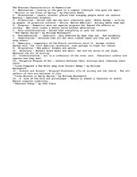 Eseja 'Characteristics of Romanticism', 1.