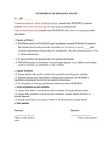 Paraugs 'Automašīnas patapinājuma līgums', 1.