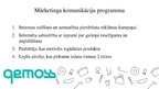 Diplomdarbs 'Mārketinga komunikāciju plāns SIA "Gemoss" izplatītajām kaltētām gailenēm "Sabar', 64.