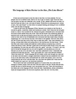 Eseja 'Film "The Lake House"', 1.