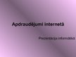 Prezentācija 'Apdraudējumi internetā', 1.