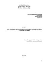 Referāts 'Centrālāzijas ģeopolitiskais stāvoklis 21.gadsimtā un Krievijas ietekme', 1.