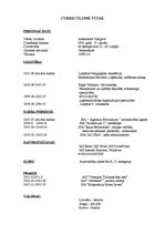 Paraugs 'Curriculum Vitae', 1.