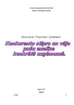 Referāts 'Konkurentu stipro un vājo pušu analīze konkrētā uzņēmumā', 1.