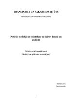 Referāts 'Netiešie nodokļi un to ietekme uz dzīves līmeni un kvalitāti', 1.