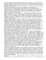 Eseja 'Predictions about Information Age', 1.