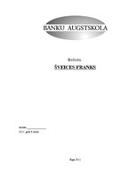 Konspekts 'Šveices franks', 1.