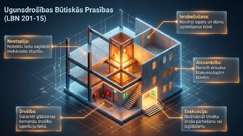 Prezentācija 'Sabiedrisko ēku plānošana un ugunsdrošības normas', 3.