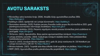 Prezentācija 'Sabiedrisko ēku plānošana un ugunsdrošības normas', 14.